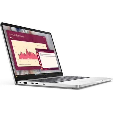 Dell Ноутбук Dell Pro 14 14" FHD+ IPS AG, Intel U7-255U, 32GB, F512GB, UMA, Lin, сріблястий BTO108PC14250UA_UBU фото