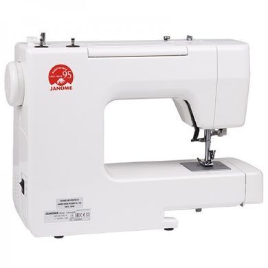 Janome Швейная машина SAKURA95, электромех., 60Вт, 15 шв.оп., петля полуавтомат, белый J-SAKURA95 фото