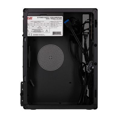 2E Корпус Credo V200B-400, з БЖ 2E ATX400, 2xUSB3.0, 1x80мм, VGA 250мм, mATX, чорний 2E-V200B-400 фото