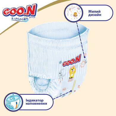 Трусики-подгузники GOO.N Premium Soft для детей 12-17 кг (размер 5(XL), унисекс, 36 шт) 863229 фото