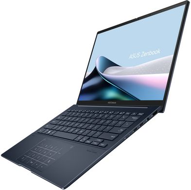 ASUS Ноутбук Zenbook 14 UX3405MA-PP301X 14" 3K OLED, Intel Ultra 9 185H, 32GB, F1TB, UMA, Win11P, Голубой 90NB11R1-M00DH0 фото