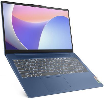 Lenovo Ноутбук Lenovo IdeaPad Slim 3-15IRH8 15.6" FHD AG, Intel i5-13420H, 16GB, F512GB, UMA, DOS, синій 83EM00KCRA фото
