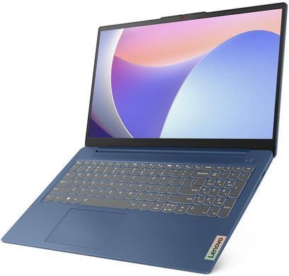 Lenovo Ноутбук Lenovo IdeaPad Slim 3-15IRH8 15.6" FHD AG, Intel i5-13420H, 16GB, F512GB, UMA, DOS, синій 83EM00KCRA фото