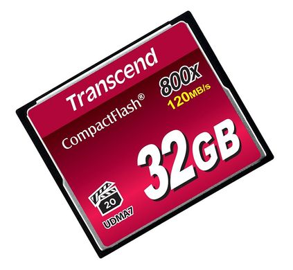 Карта пам'яті Transcend CF 32GB 800X TS32GCF800 фото