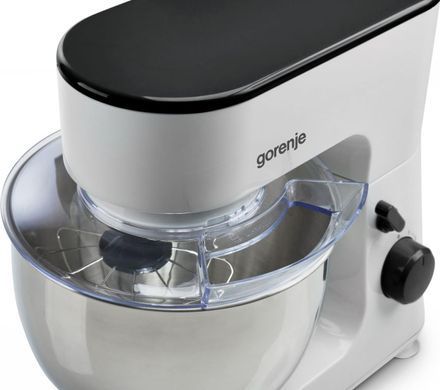 Gorenje Кухонна машина 600Вт, чаша-метал, корпус-пластик, насадок-3, білий MMC600XG фото