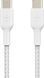Belkin Кабель USB-C > USB-C заряджання/синхронізації 2м, 60Вт, Type-C, плетений, білий 2 - магазин Coolbaba Toys