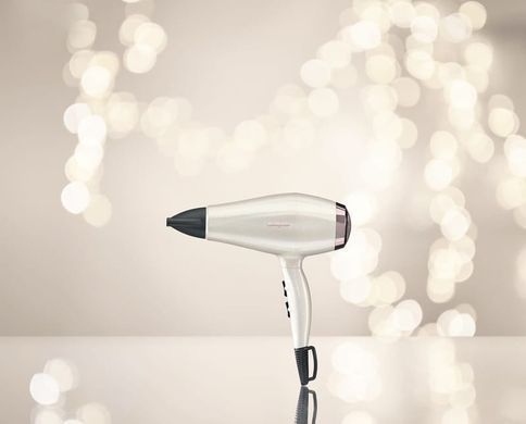 BaByliss Фен Stardust Shimmer, 2000Вт, 3 режими, іонізація, хол. обдув, 1 насадка, білий 5914PE фото