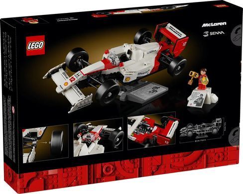 LEGO Конструктор Icons McLaren MP4/4 і Айртон Сенна 10330 фото