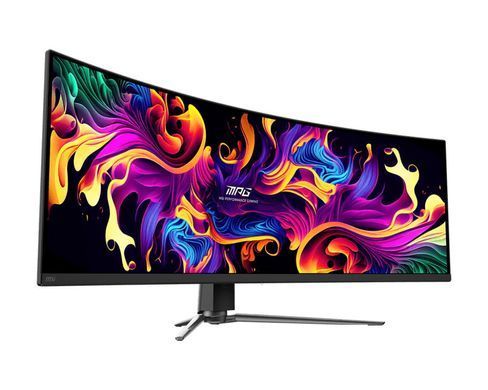 MSI Монітор MSI 49" MPG 491CQP 2xHDMI, DP, USB-C, 2xUSB, QD-OLED, 5120x1440, 32:9, 144Hz, 0.03ms, sRGB 146%, CURVED, AdaptiveSync, HAS, HDR400 9S6-3FA84T-033 фото