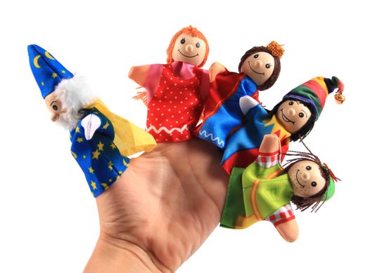 Лялька goki для пальчикового театру Клоун SO401G-8 фото
