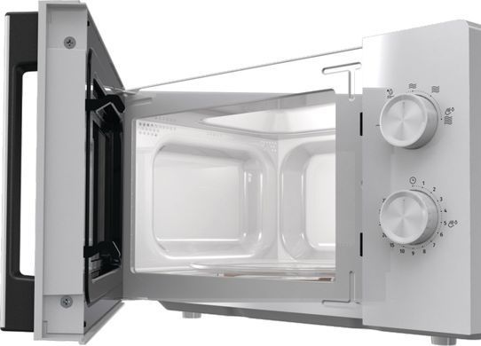 Gorenje Мікрохвильова піч, 20л, мех. керув., 800Вт, білий MO20E1WH фото