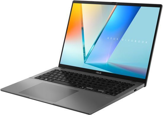 ASUS Ноутбук ASUS Vivobook S16 M3607GA-SH009 16" FHD OLED, AMD AI 7 445, 16GB, F512GB, UMA, NoOS, Сірий 90NB17M1-M000A0 фото