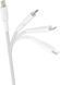 Belkin Кабель USB-C > USB-C заряджання/синхронізації 2м, 60Вт, Type-C, плетений, білий 4 - магазин Coolbaba Toys