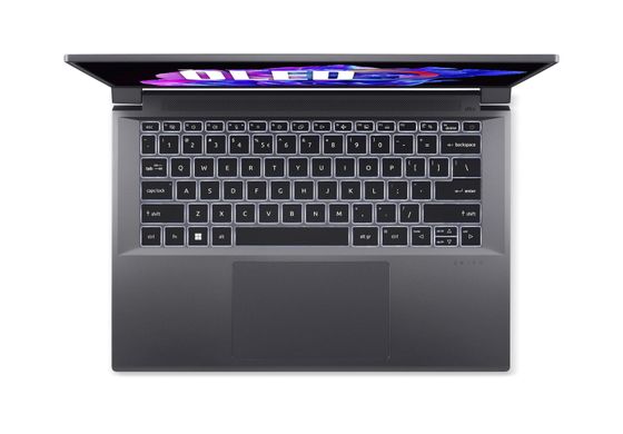 Ноутбук Acer Swift X SFX14-71G 14.5" 2.8K OLED, Intel i7-13700H, 32GB, F1TB, NVD4050-6, Win11, серый NX.KEVEU.005 фото
