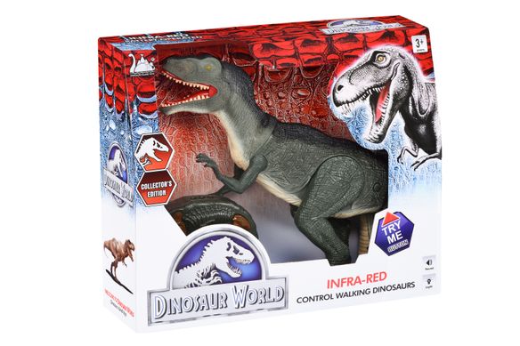 Динозавр Same Toy Dinosaur World Тиранозавр зеленый (свет, звук) RS6124Ut фото