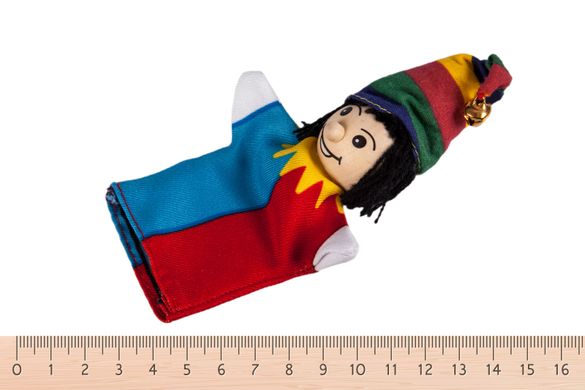 Лялька goki для пальчикового театру Клоун SO401G-8 фото