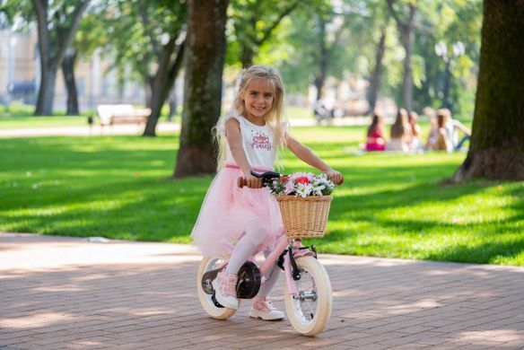 Miqilong Детский велосипед RM 12" розовый ATW-RM12-PINK фото