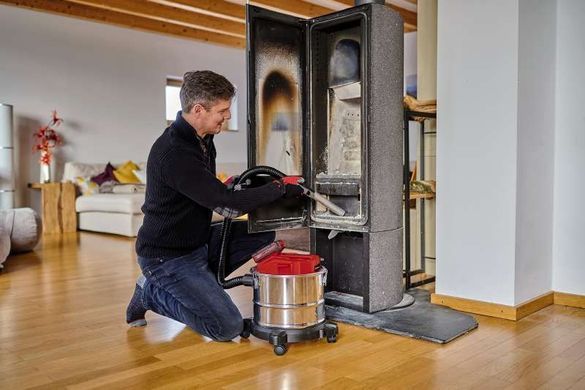 Einhell Пилосос професійний акумуляторний для золи TE-AV 18/15 Li C - Solo, PXC 18В, 100мБар, контейнер 15л, 3.1кг, без АКБ та ЗП 2351700 фото