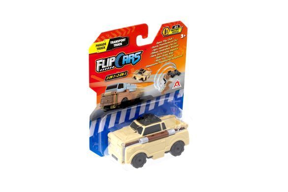 Flip Cars Машинка-трансформер 2 в 1 Парадный грузовик и Автоцистерна EU463875-28 фото