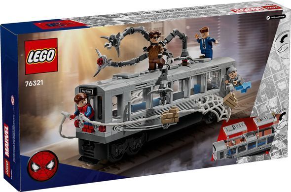 LEGO Конструктор Super Heroes Человек-Паук против Дока Ока: Сцена в метро 76321 фото