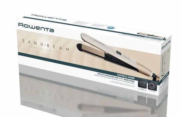 Випрямитель Rowenta Sand Beam, 45Вт, темп.режимов-8, 140-230С, керамика, черный SF4633F0 фото