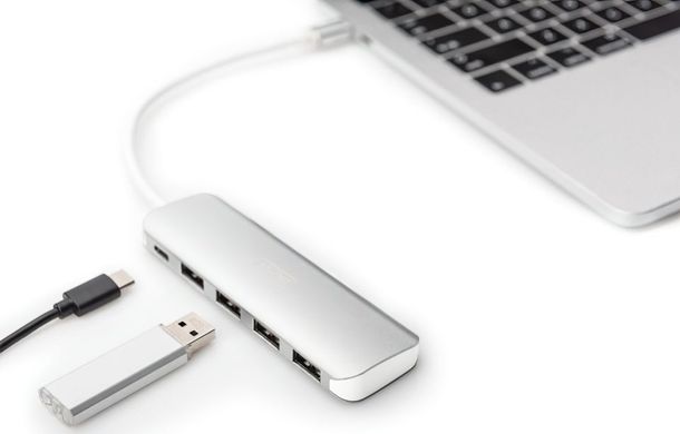 Digitus Хаб USB-C > 4xUSB-A/USB-C DA-70242-1 фото