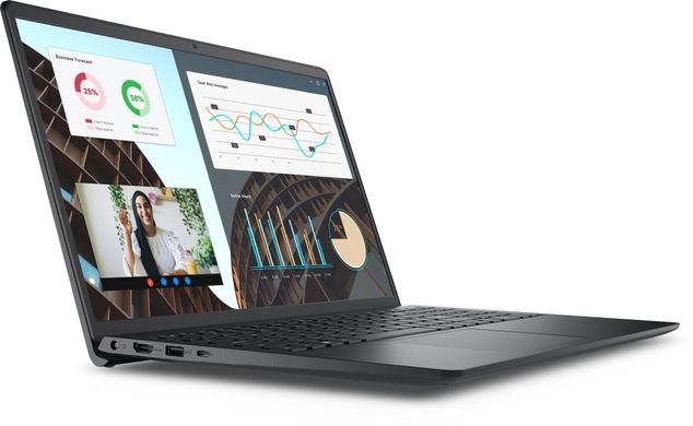 Dell Ноутбук Vostro 3530 15.6" FHD AG, Intel i7-1355U, 16GB, F512GB, UMA, Win11P, черный N0097PVNB3530UA_W11P фото