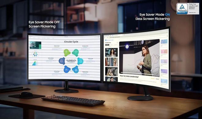 Samsung Монитор 27" S27D360 D-Sub, HDMI, VA, 100Hz, 4ms, CURVED LS27D360GAIXCI фото