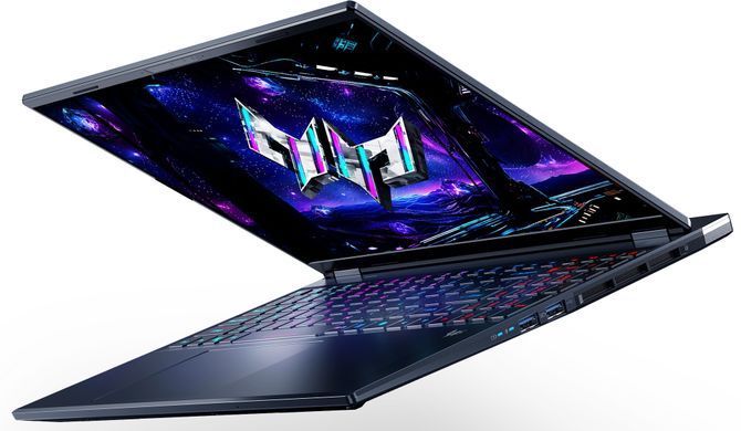 Acer Ноутбук Acer Predator Helios Neo 16S PHN16S-I51 16" OLED, Intel U7-356H, 32GB, F1TB, NVD5070-8, Lin, чорний NH.U3TEU.004 фото