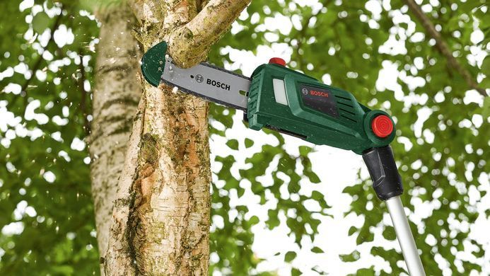 Bosch Пила ланцюгова акумуляторна UniversalChainPole 18В 210-260см шина 20см 3.6кг без АКБ та ЗП 0.600.8B3.101 фото