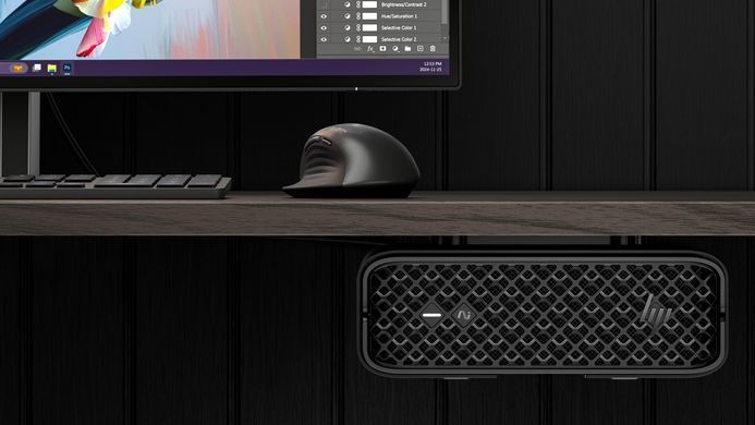 HP Рабочая станция Z2 Mini G1i, Intel U7-265, 16GB, F512GB, NVD A400-4, WiFi, Win11P A40LRET фото