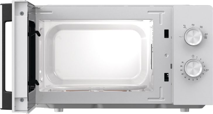 Gorenje Мікрохвильова піч, 20л, мех. керув., 800Вт, білий MO20E1WH фото