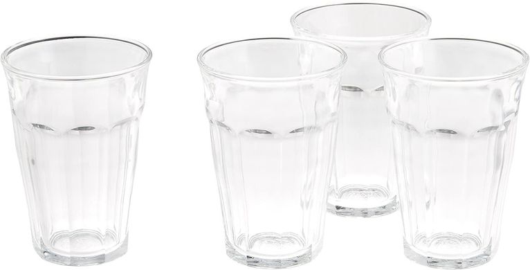 Набір склянок Duralex Picardie високих, 500мл, h-145см, 4шт, скло 1030AC04 фото