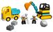 Конструктор LEGO DUPLO Вантажівка і гусеничний екскаватор 1 - магазин Coolbaba Toys