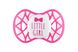 Пустушка Nuvita 7085 Air55 Cool симетрична 6m+ "LITTLE GIRL" яскраво-рожева 1 - магазин Coolbaba Toys