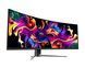 MSI Монітор MSI 49" MPG 491CQP 2xHDMI, DP, USB-C, 2xUSB, QD-OLED, 5120x1440, 32:9, 144Hz, 0.03ms, sRGB 146%, CURVED, AdaptiveSync, HAS, HDR400 2 - магазин Coolbaba Toys