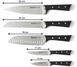 Tefal Набір ножів Ice Force, 5 пр., з дерев'яною колодкою, нержавіюча сталь, плаcтик, чорний 5 - магазин Coolbaba Toys
