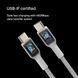 Belkin Кабель USB-C > USB-C заряджання/синхронізації 2м, 60Вт, Type-C, плетений, білий 12 - магазин Coolbaba Toys