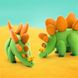 Набор самозатвердевающего пластилина ЛИПАКА – ДИНОЗАВРЫ: СТЕГОЗАВР 4 - магазин Coolbaba Toys