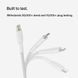 Belkin Кабель USB-C > USB-C заряджання/синхронізації 2м, 60Вт, Type-C, плетений, білий 8 - магазин Coolbaba Toys