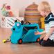 Детский чемодан-каталка для путешествий - ПЕСИК-ТУРИСТ 14 - магазин Coolbaba Toys