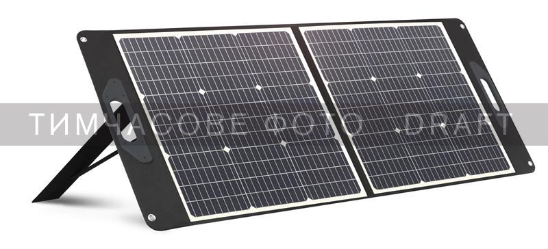 Легка портативна сонячна панель 2E 100 Вт, 2S, 3M Anderson, QC3.0, 24 Вт+Type-C 45 Вт 2E-PSPLW100 фото