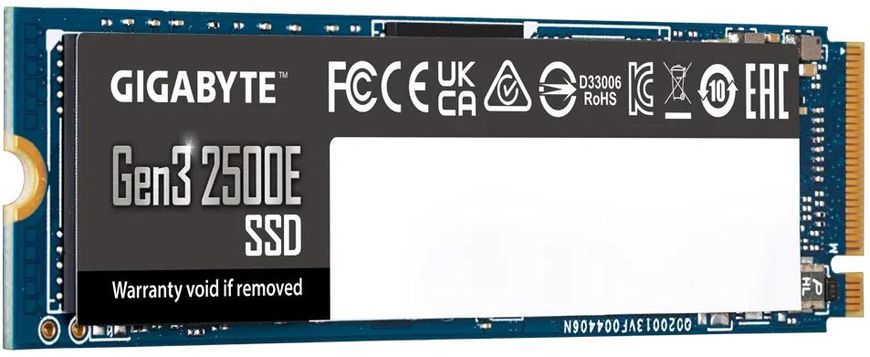 Gigabyte Накопичувач SSD M.2 500GB PCIe 3.0 2500E G325E500G фото