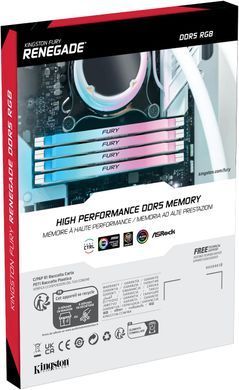 Kingston Пам'ять ПК Kingston DDR5 32GB 6400 FURY Beast EXPO Білий KF564C32BWEA-32 фото