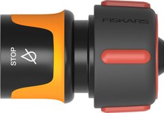 Конектор для шланга Fiskars Watering 3/4" з автостопом 1027082 фото