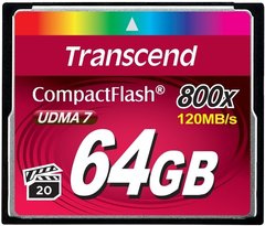 Карта пам'яті Transcend CF 64GB 800X TS64GCF800 фото