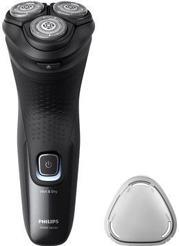 Philips Бритва електр. роторна Series 3000X, бритв.головок-3, Li-Ion, сух.+волог., тример, чорний X3051/00 фото