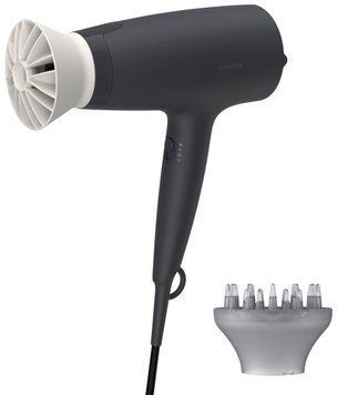 Philips Фен 3000 Series, 1600Вт, 3 режими, хол.обдув, дифузор, чорний BHD302/30 фото