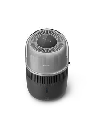 Philips Зволожувач повітря традиційне зволоження Series 5000, 56м2, 4.5л, 400мл/г, електр. кер-ння, режим сну, нічник, темно-сірий