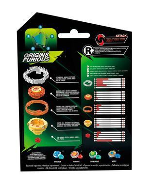 Infinity Nado Дзига VII Pro Series Single Pack Origins &laquo;Яростный вихрь&raquo; (Furious) EU664621-2 фото